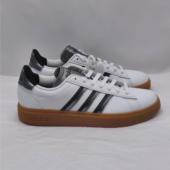 Adidas Grand Court 2.0 Women's Athletic Sneakers Size 6.5 White Academia Preppy - Picture 4 of 15